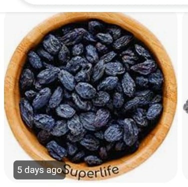 Black currant seedless raisin
